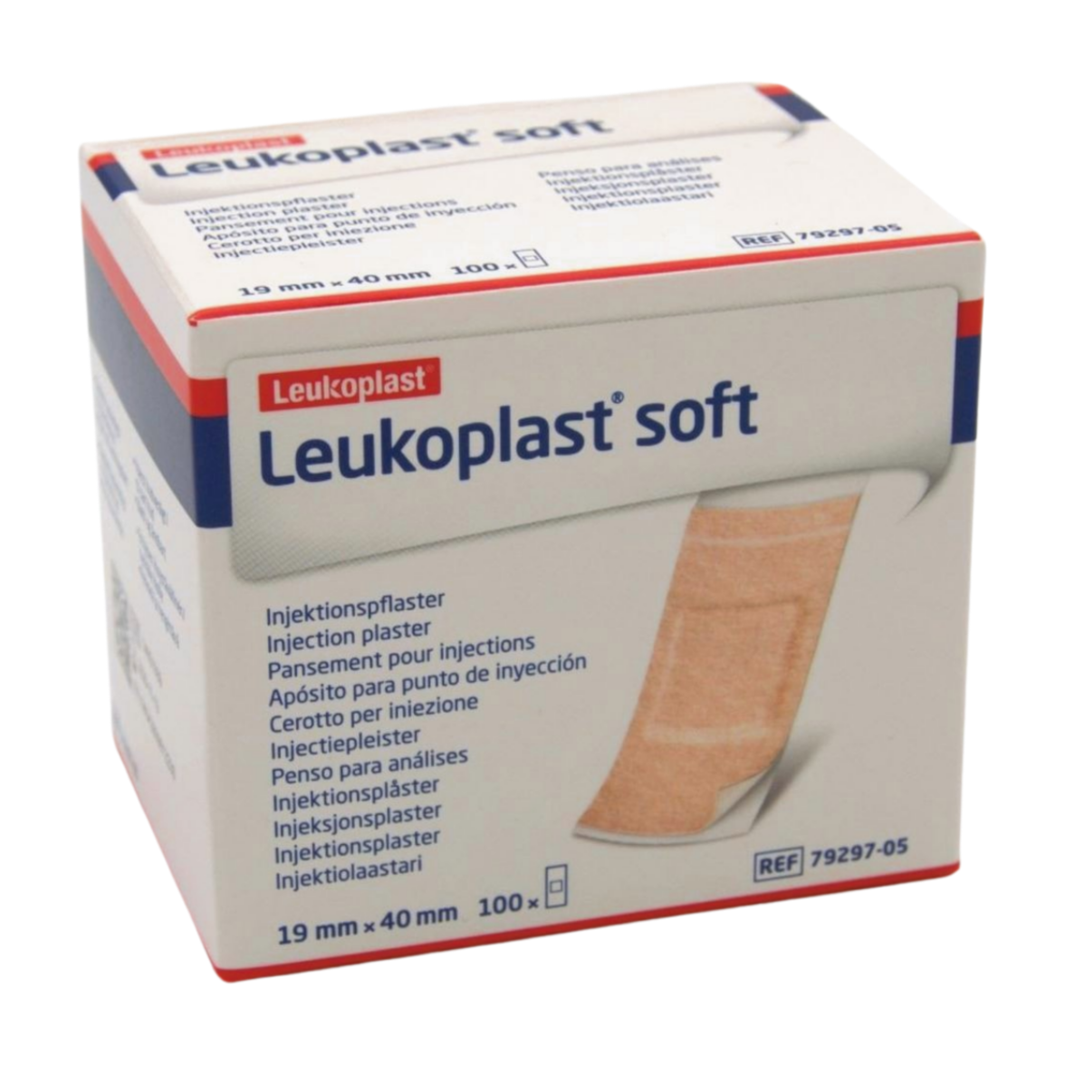 Leukoplast® soft Injektionspflaster (4 x 1,9 cm, hautfarben)