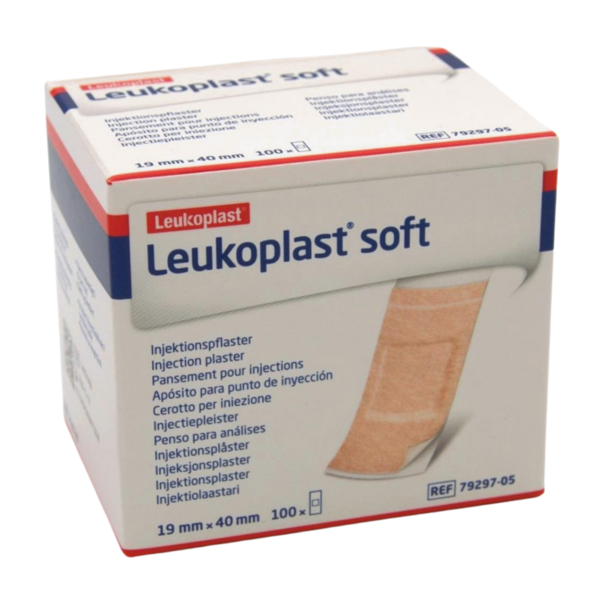 Leukoplast soft Injektionspflaster (1,9 cm x 4 cm, hautfarben)