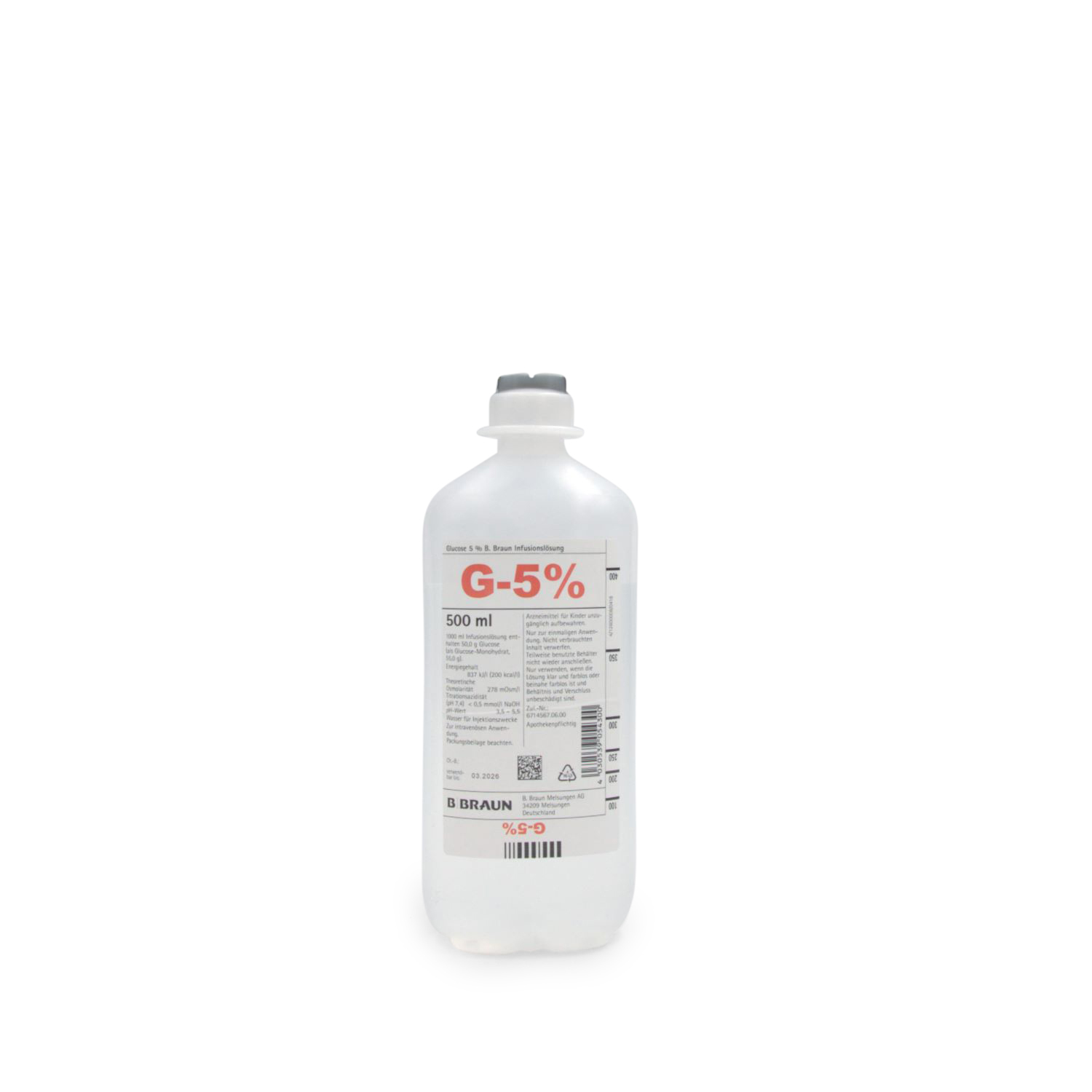 Ecoflac® plus Glucose 5 % (500 ml) Ecoflac® plus Glucose 5 % (500 ml)