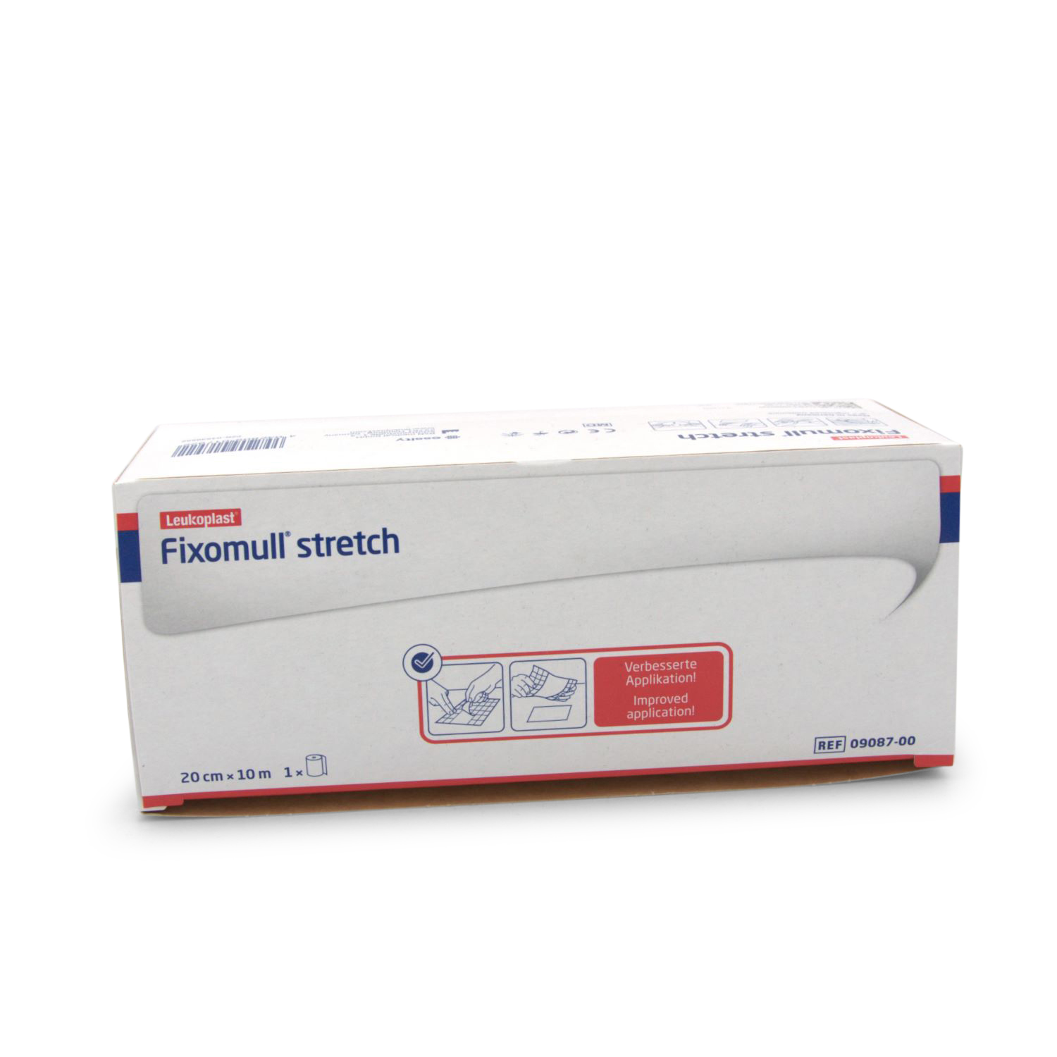 Fixomull® stretch Fixierpflaster (10m x 20cm , weiß, luftdurchlässiges Klebevlies)