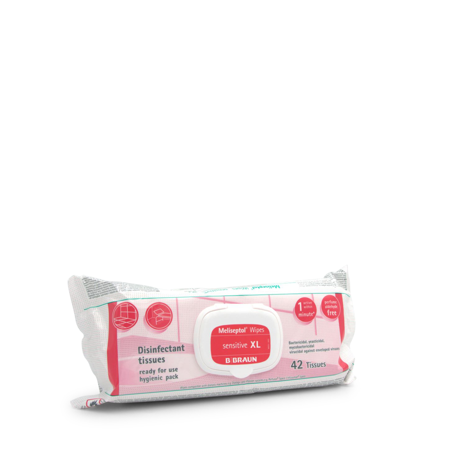 Meliseptol® Wipes sensitive Desinfektionstücher (24 cm x 30 , Flowpack XL, o. Alkohol 42 Tücher) Meliseptol® Wipes sensitive Desinfektionstücher (24 cm x 30 , Flowpack XL, o. Alkohol 42 Tücher)