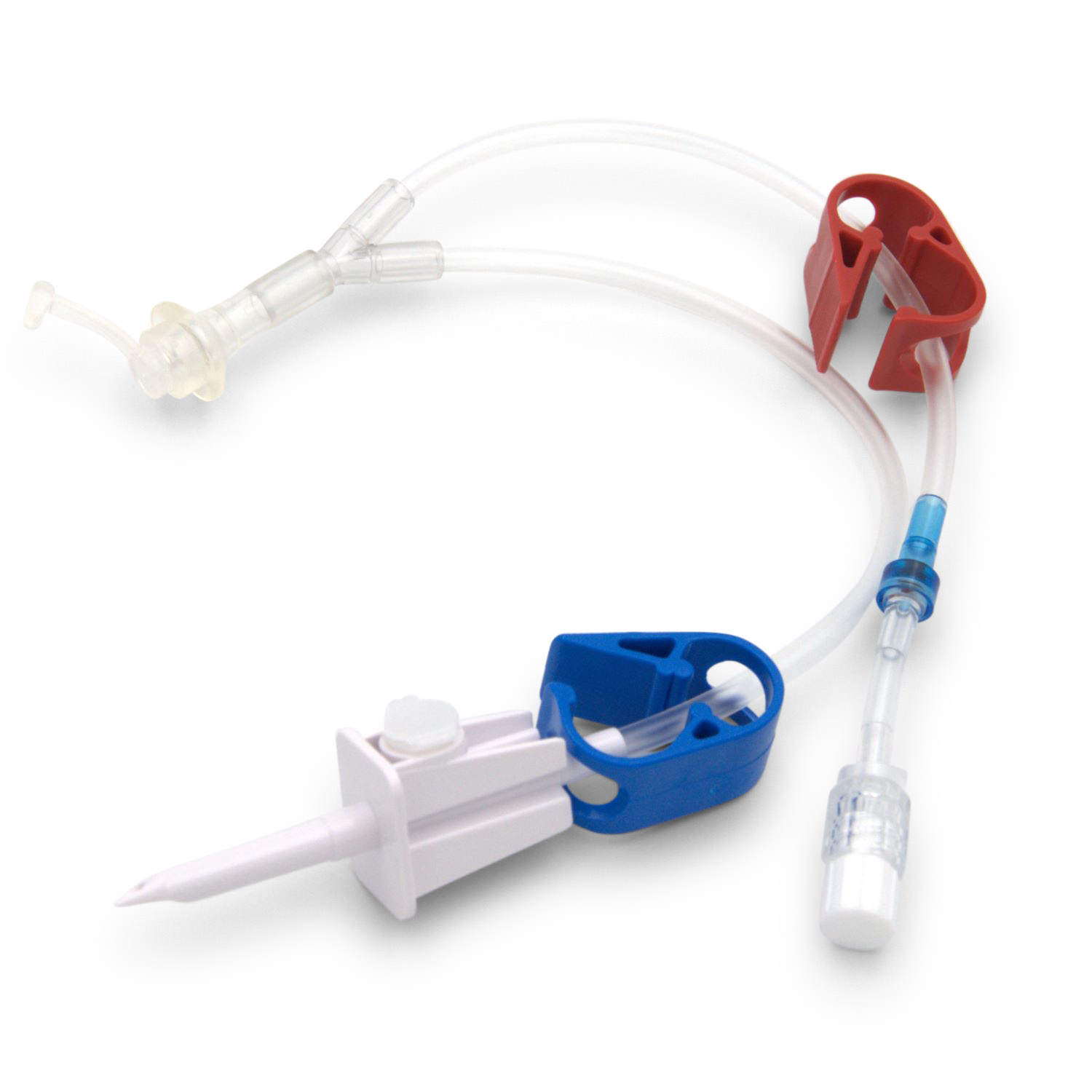 Infusionsadapter O-Set 1+1 Luer MF1681 PZN06442087 Infusionsadapter O-Set 1+1 Luer MF1681 PZN06442087 ausgepackt seitlich