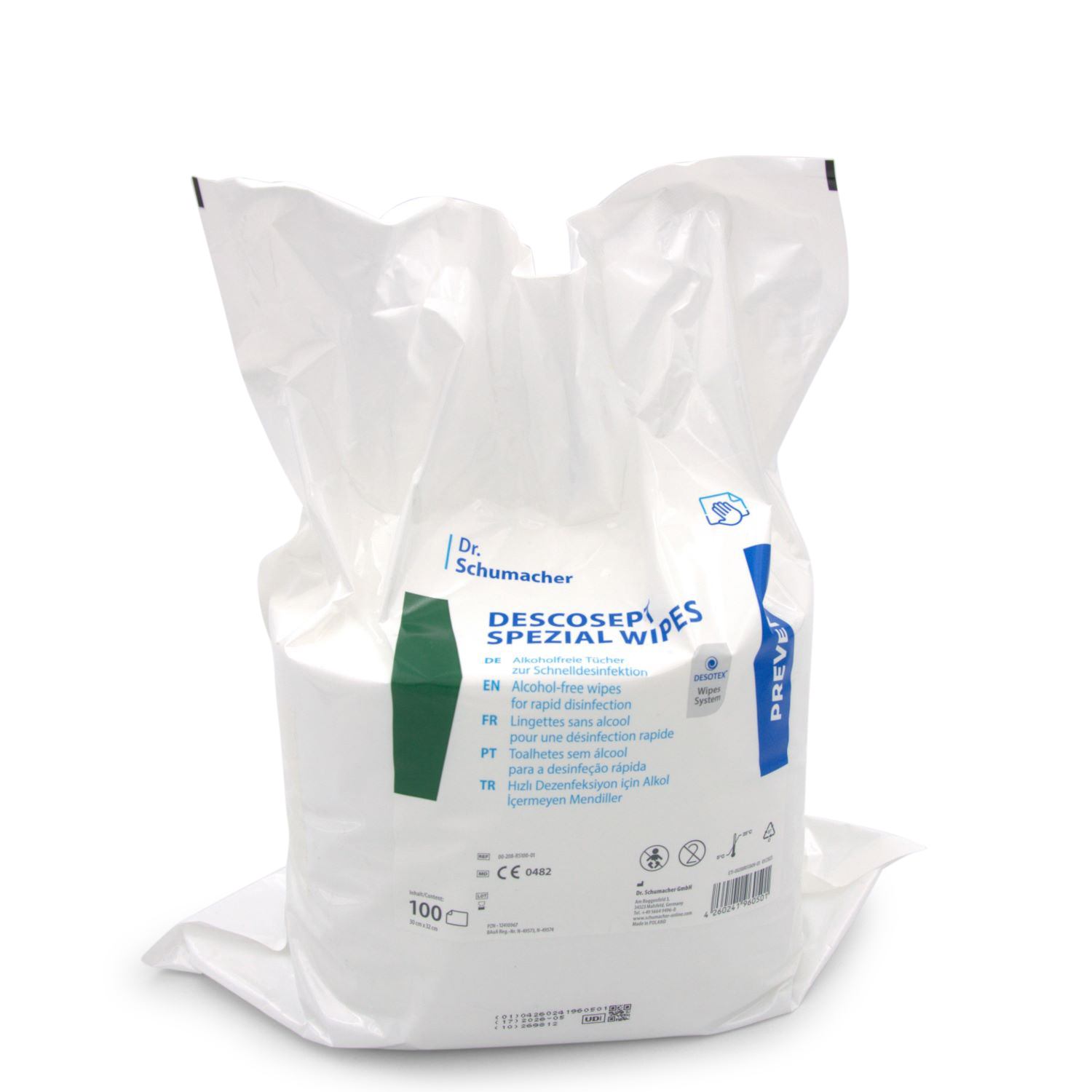 Descosept Spezial Wipes Nachfüllpackung (Nachfüllpack, Desinfektionstücher)