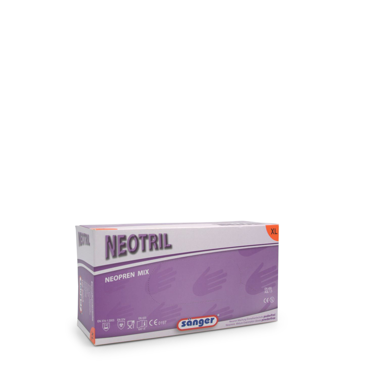 Neotril Handschuh (Gr. XL, lila, PF)