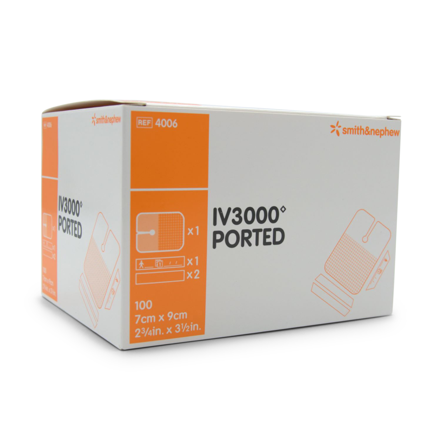 IV 3000 ported Kanülenfixierpflaster (7 cm x 9 cm, transparent, geschlitzt, wasserdampfdurchlässig) IV 3000 ported Kanülenfixierpflaster (7 cm x 9 cm, transparent, geschlitzt, wasserdampfdurchlässig)