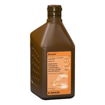 Braunol PVP-Iod-haltiges (Haut-, Schleimhaut- und Wundantiseptikum, 1000 ml)