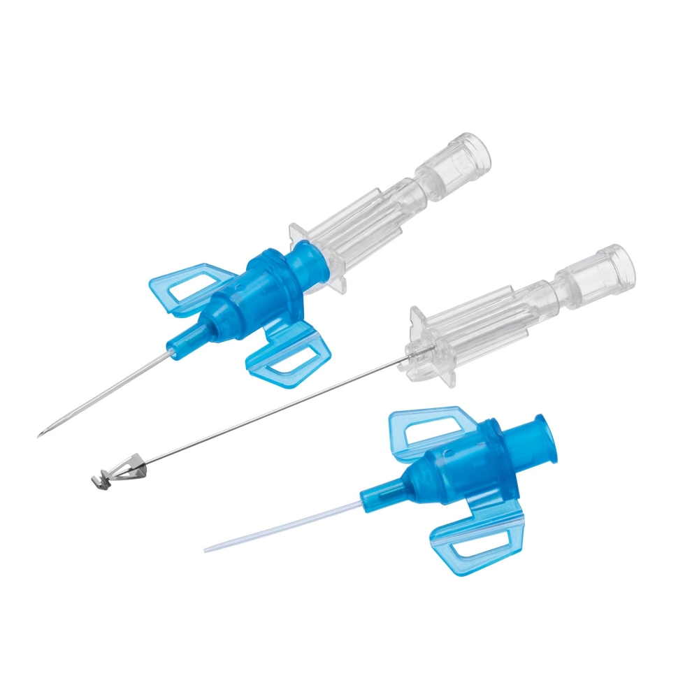 Introcan Safety® 3 Sicherheitsvenenverweilkanüle (0,90 x 25 mm, 22G, blau, PUR)