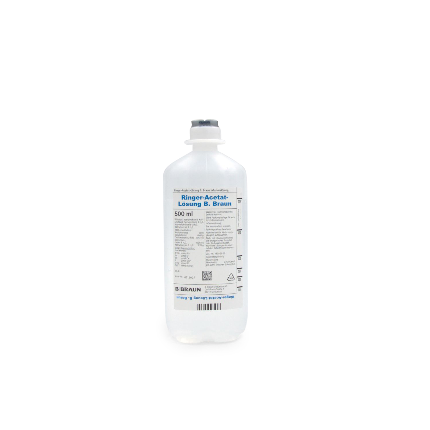RINGER ACETAT, Ecoflac Plus Inf.-Lsg. (500 ml, Plastikflasche) RINGER ACETAT, Ecoflac Plus Inf.-Lsg. (500 ml, Plastikflasche)