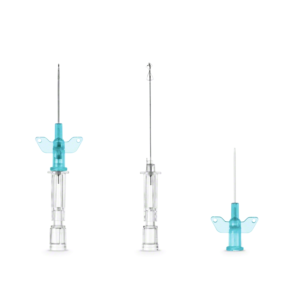 Introcan Safety® W Sicherheitsvenenverweilkanüle (0,90 x 25 mm, 22G, blau, FEP)